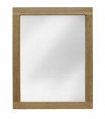 przykład lustra w ramie stylizowanej na drewno